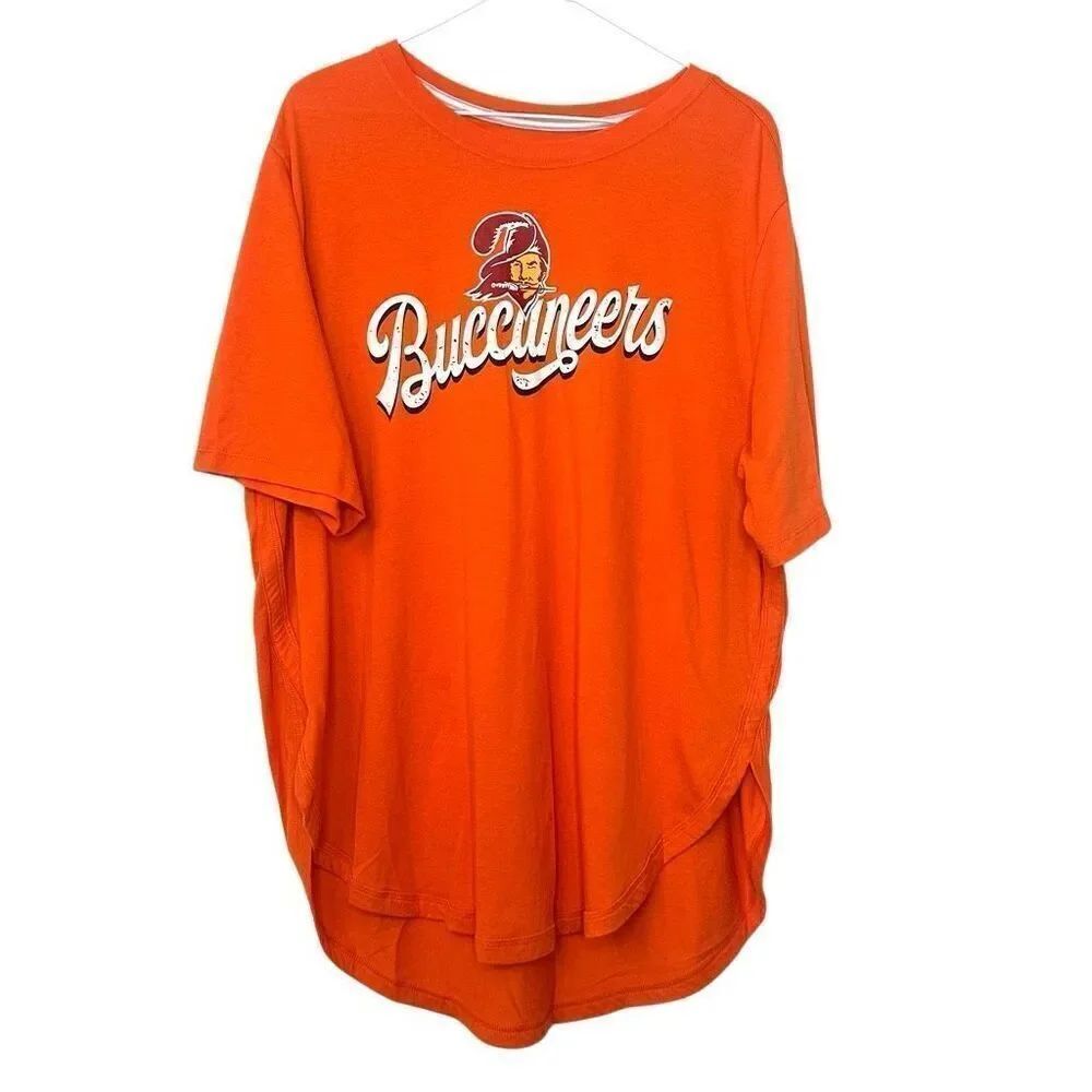 Nike NFL Team Apparel Tampa Bay Buccaneers Historic Logo Tri-blend Orange Tee XL